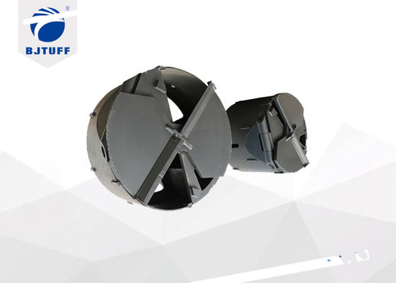 Single Cutter Conical Rock Cleanup Drilling Bucket 400mmTo 3000mm Piling Tools