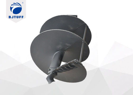 Clay Flat 300mm Drilling Auger Bits With Single Flight Single Spiral