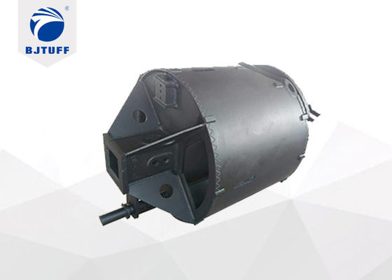 Q345B Bore Piling Machine Flat Teeth Drilling Buckets With Wear Resisting Strips