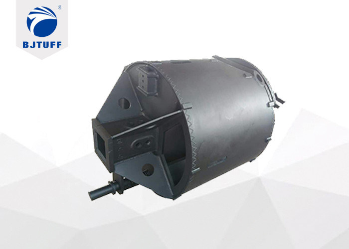 Q345B Bore Piling Machine Flat Teeth Drilling Buckets With Wear Resisting Strips