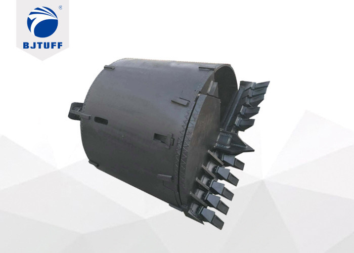ISO9001 Conical Soil Bucket Flat Teeth Bfz70 Conical Clay Bucket