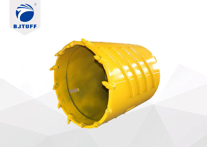 Customizable Foundation Piling Core Barrels Hard Rock Bullet Teeth