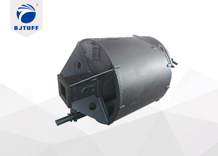Q345B Bore Piling Machine Flat Teeth Drilling Buckets With Wear Resisting Strips