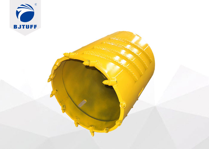 Concrete Core Barrel Bucket With Rock Drilling Teeth For Rotary Drill Rig